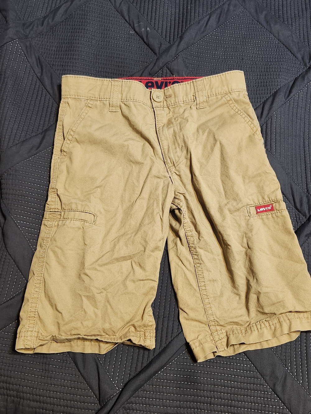 Levi's Boys Khaki Cargo Shorts Size 8